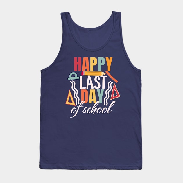 happy last day of school 2023 for kids Tank Top by owdinop